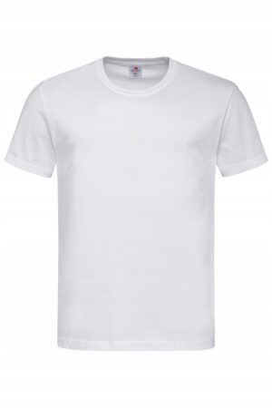 T-shirt bawełniany, wysoka jakość, kolor biały  