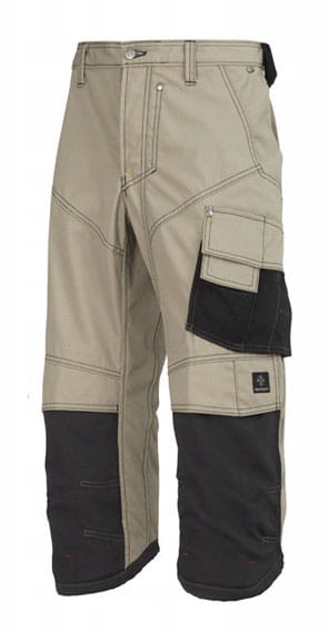 3913 Spodnie krótkie Piratki 3/4 Snickers w kolorze khaki Snickers Workwear 