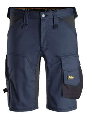 6143 Krótkie spodnie Snickers Stretch model AllroundWork w kolorze granatowym Majówka, Snickers Workwear 