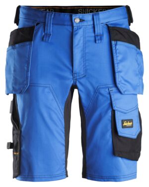 6141 Krótkie spodnie Snickers Stretch model AllroundWork niebieskie Majówka, Snickers Workwear 