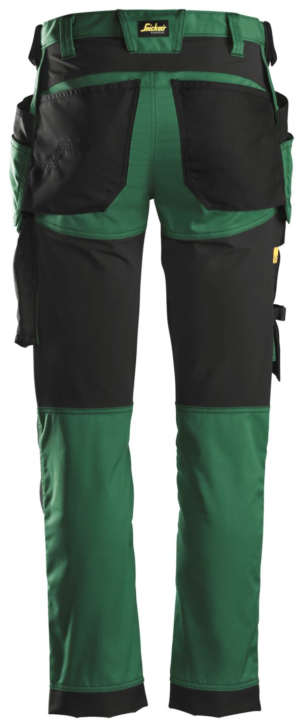 Spodnie robocze Snickers Stretch 6241 Allround kolor zielono/czarny Snickers Workwear 