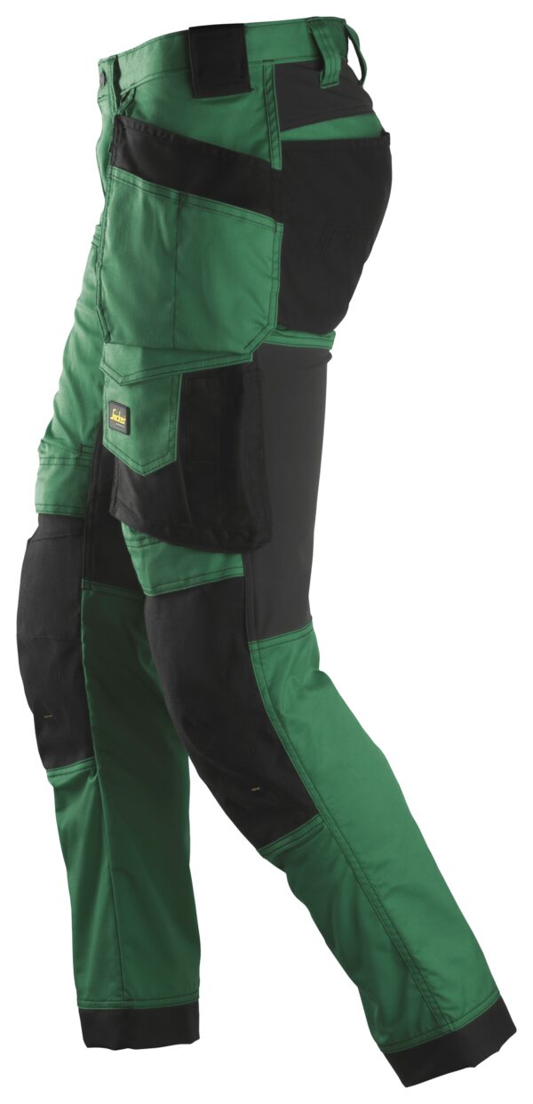 Spodnie robocze Snickers Stretch 6241 Allround kolor zielono/czarny Snickers Workwear 