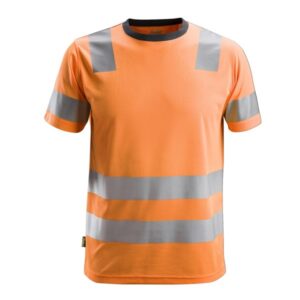 2530 T-shirt Odblaskowy AllroundWork, EN 20471/2 pomarańczowy Snickers Workwear 