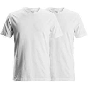 2529 T-shirt elastyczny - zestaw 2 szt. Snickers k.biały Snickers Workwear 