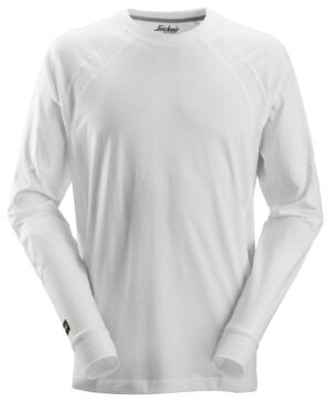 2402 T-shirt – długi rękaw, kolor biały Majówka 