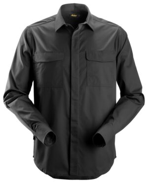 8510 Koszula Snickers model Service w kolorze czarnym Majówka, Snickers Workwear 