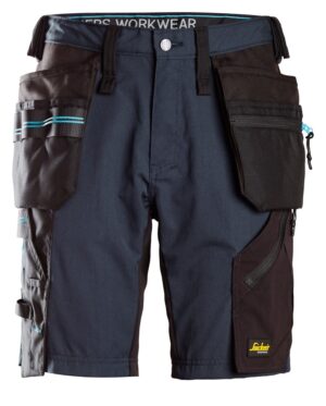 6110 Spodenki spodnie krótkie robocze  Snickers   LiteWork 37.5 w kolorze granatowe Snickers Workwear 