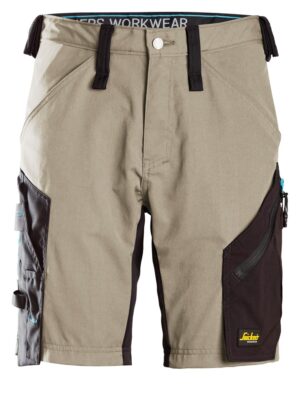 6112 Spodenki spodnie krótkie robocze Snickers   LiteWork 37.5 w kolorze khaki Snickers Workwear 